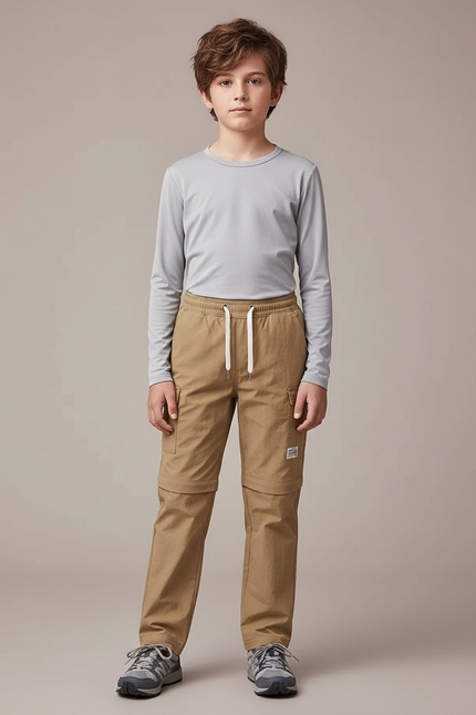 Pantalon Randonnée Tropicale - Beige Polyester