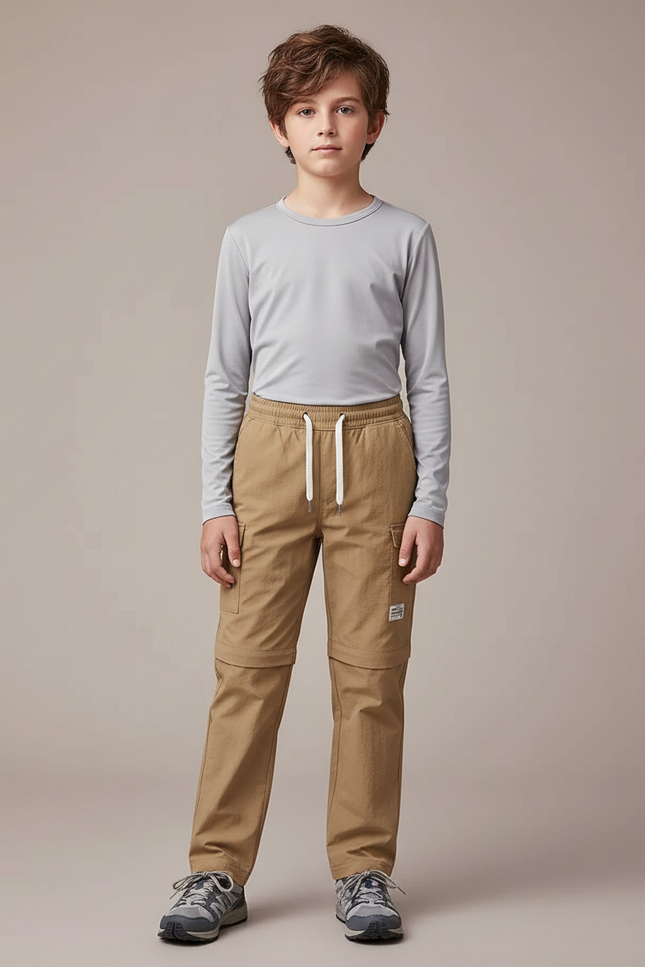 Pantalon Randonnée Tropicale - Beige Polyester