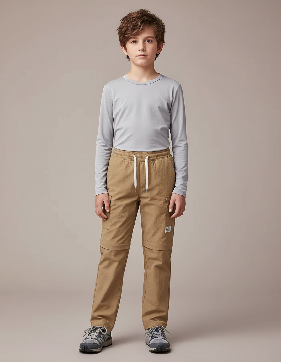 Pantalon Randonnée Tropicale - Beige Polyester