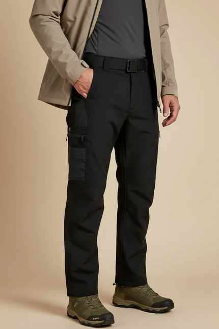 Pantalon Randonnée 9fd9 - Noir Polyester