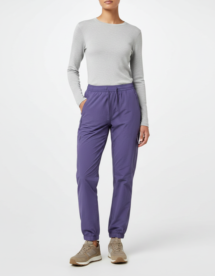 Pantalon Randonnée Violet Léger Confortable Femme Jogger - Polyester