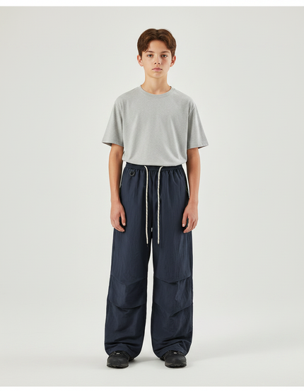 Pantalon Randonnée Bleu Marine Ample Léger Enfant - Polyester