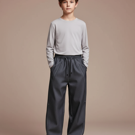 Pantalon Randonnée E15c - Gris Polyester