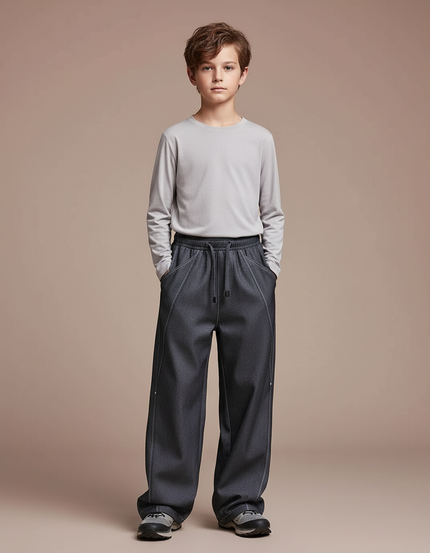 Pantalon Randonnée E15c - Gris Polyester