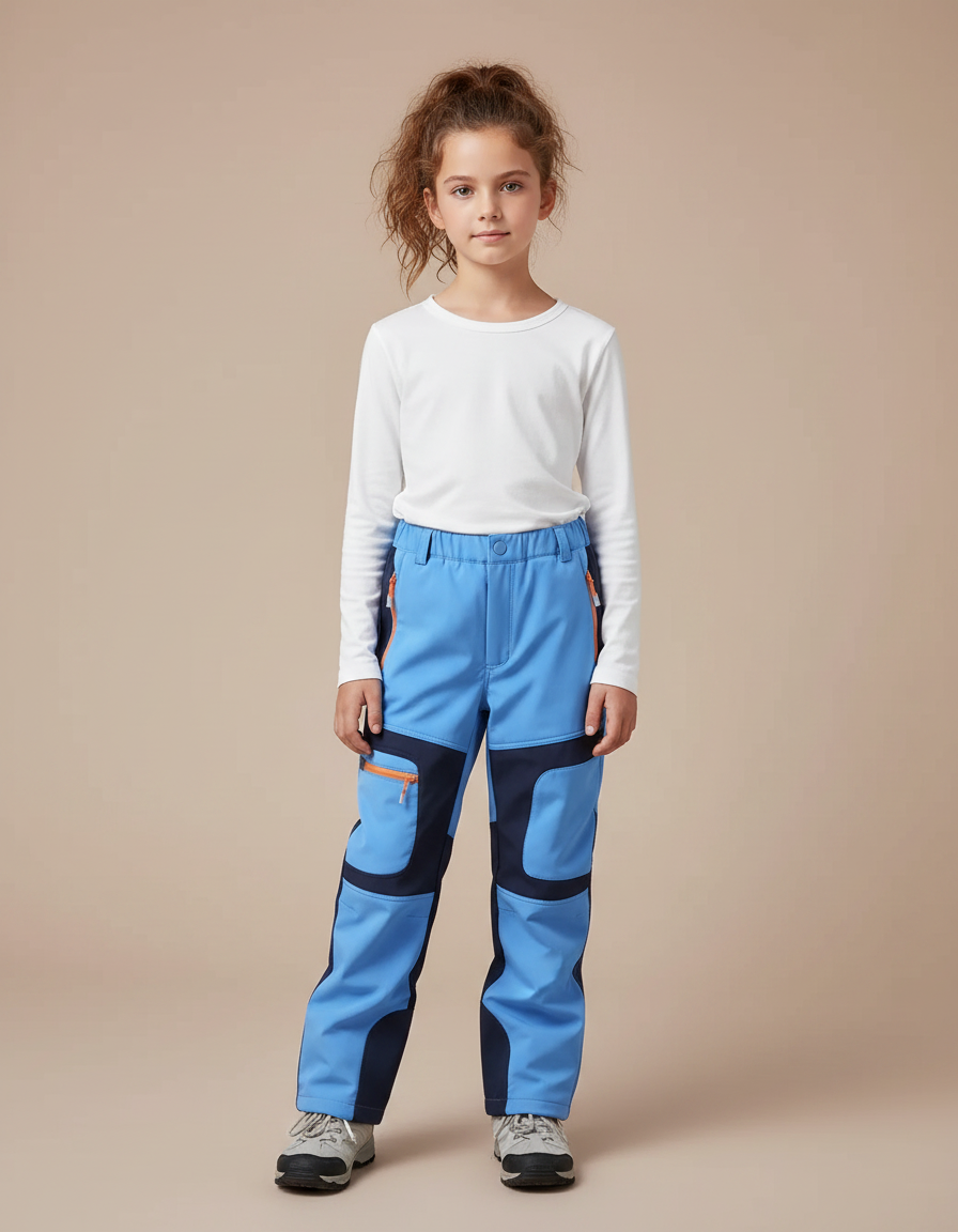 Pantalon Ski De Randonnée - Bleu Polyester