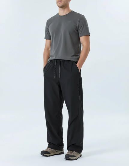 Pantalon Randonnée Noir Ample Léger Sport Homme - Polyester