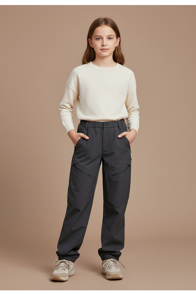 Pantalon Randonnée Haute Montagne - Gris Polyester
