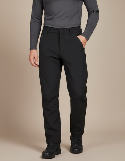 Pantalon Randonnée Étanche - Noir Polyester