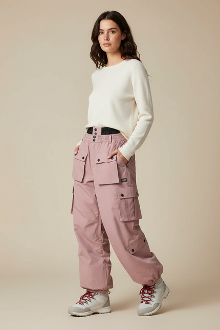 Pantalon Randonnée 64cc - Rose Polyester