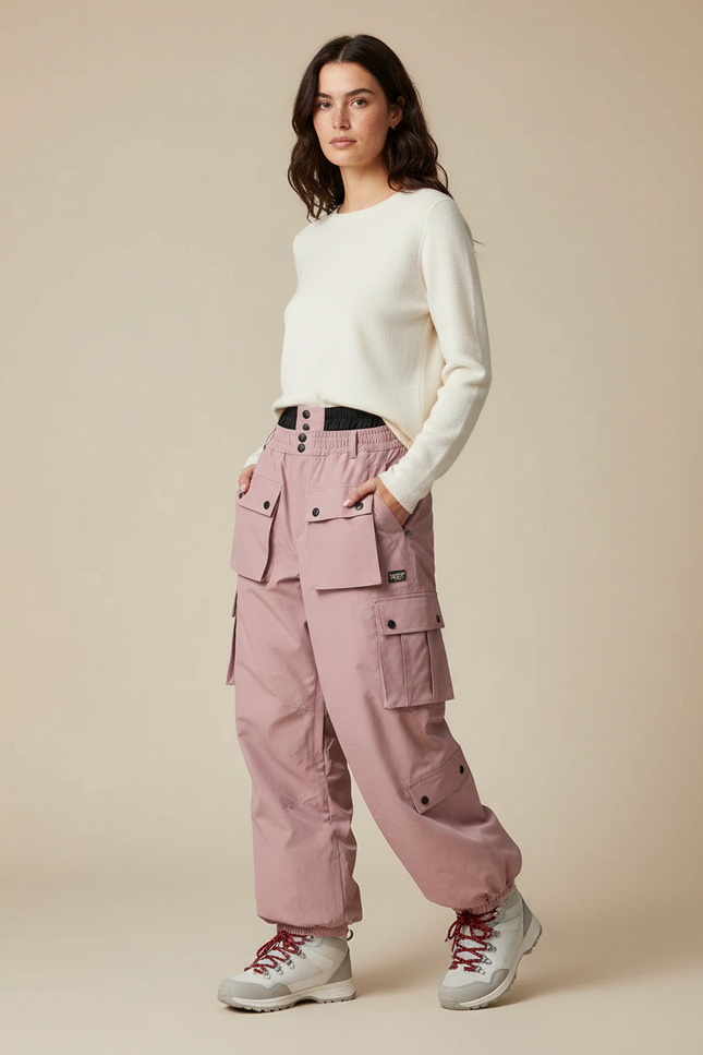 Pantalon Randonnée 64cc - Rose Polyester