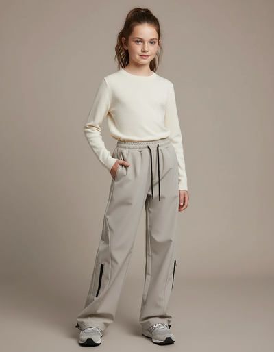 Pantalon Randonnée Fille Gris