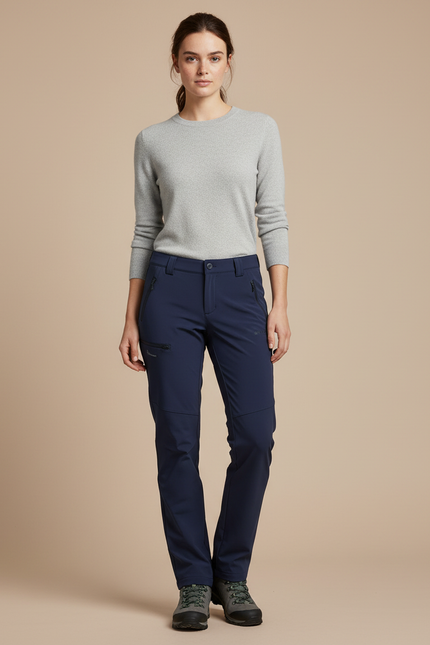 Pantalon Randonnée D277 - Marine Polyester