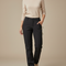 Pantalon Randonnée Noir Doublé Polaire Femme Élastique - Polyester