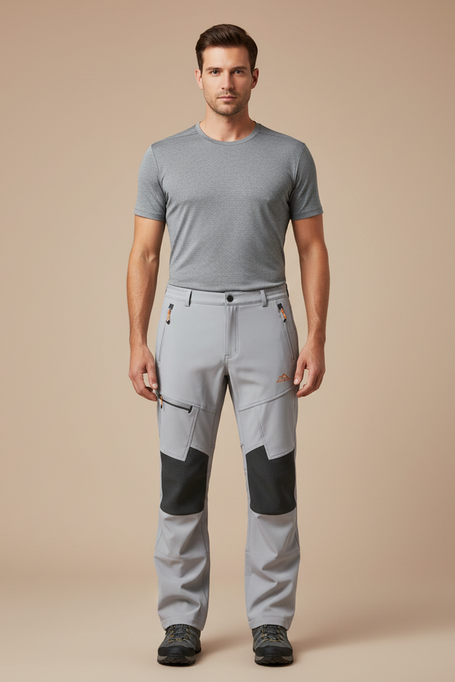 Pantalon Randonnée Neige Homme - Gris Polyester