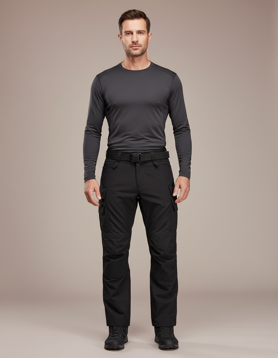 Pantalon Randonnée C731 - Noir Polyester