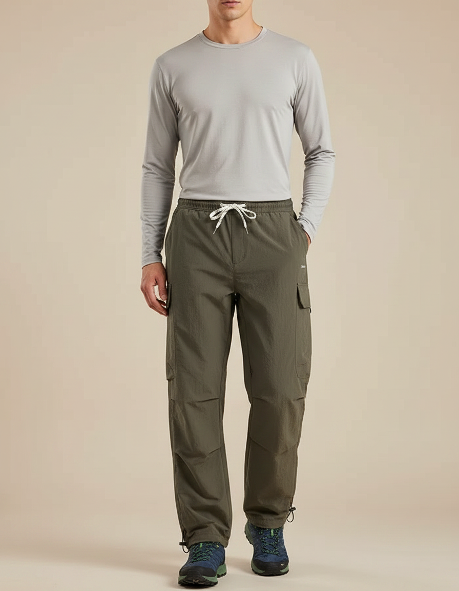 Pantalon Randonnée Militaire - Kaki Polyester