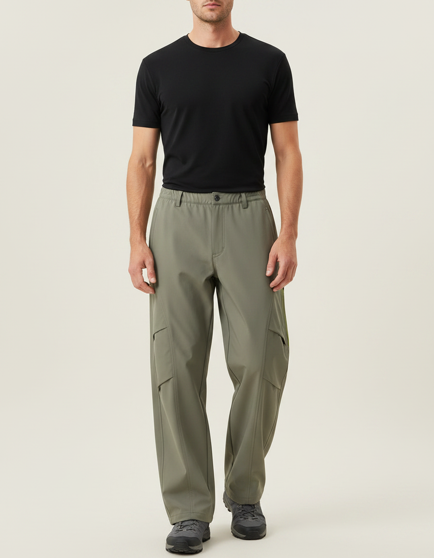 Sur Pantalon Randonnée - Kaki Polyester