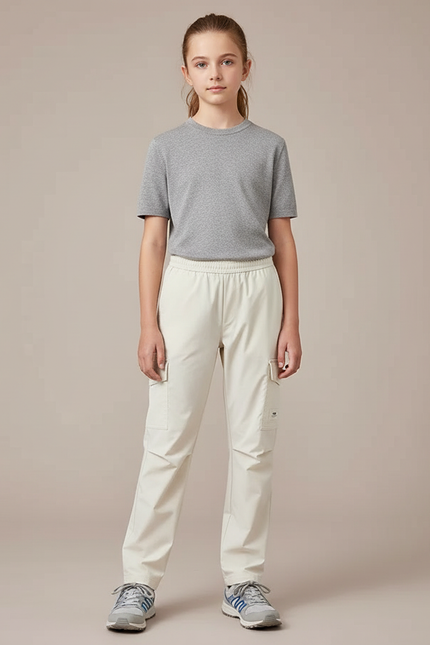 Pantalon Randonnée Aaf3 - Beige Polyester