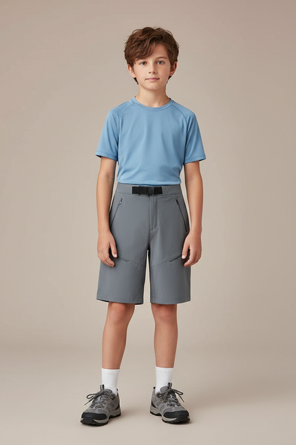 Pantalon Randonnée 2b8b - Gris Polyester