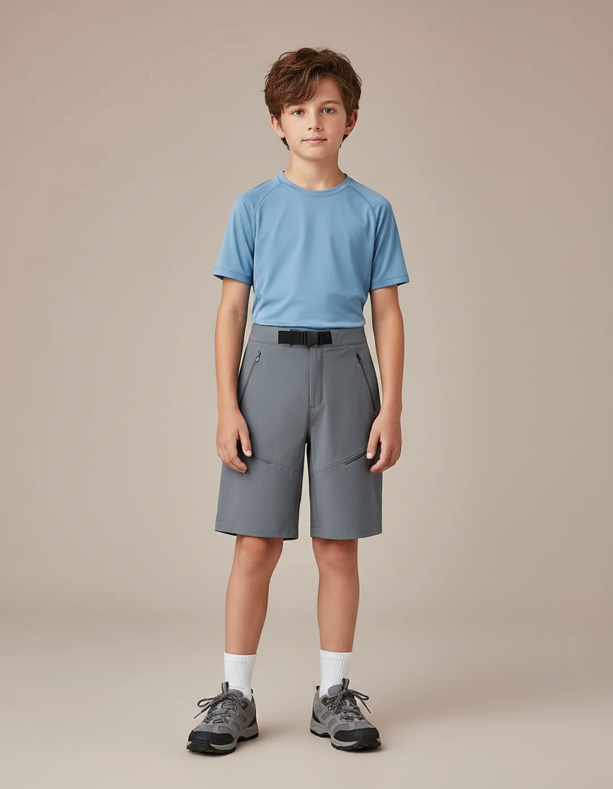 Pantalon Randonnée 2b8b - Gris Polyester