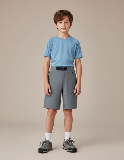 Pantalon Randonnée 2b8b - Gris Polyester