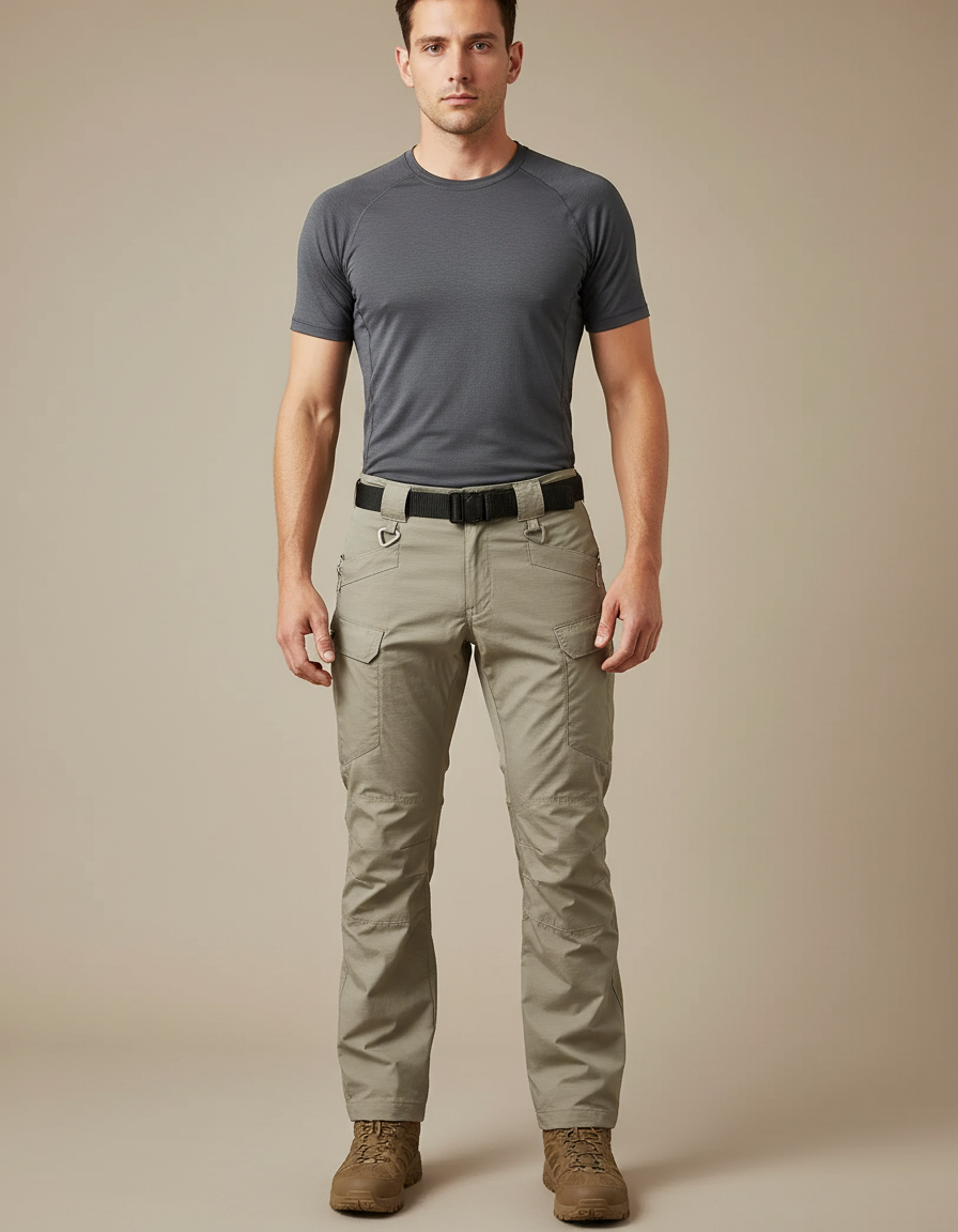 Pantalon Randonnée 3304 - Kaki Polyester