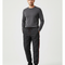 Pantalon Randonnée Noir Matelassé Homme Sport Hiver - Polyester