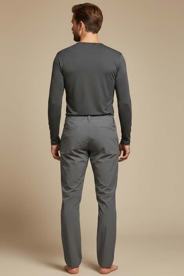 Pantalon Randonnée Gris Homme Léger Extensible Respirant - Polyester - vue 2