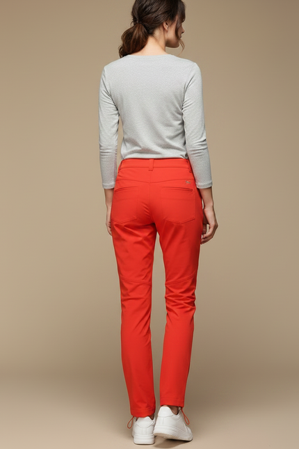 Pantalon Randonnée Orange Respirant Extensible Femme - Polyester - vue 2