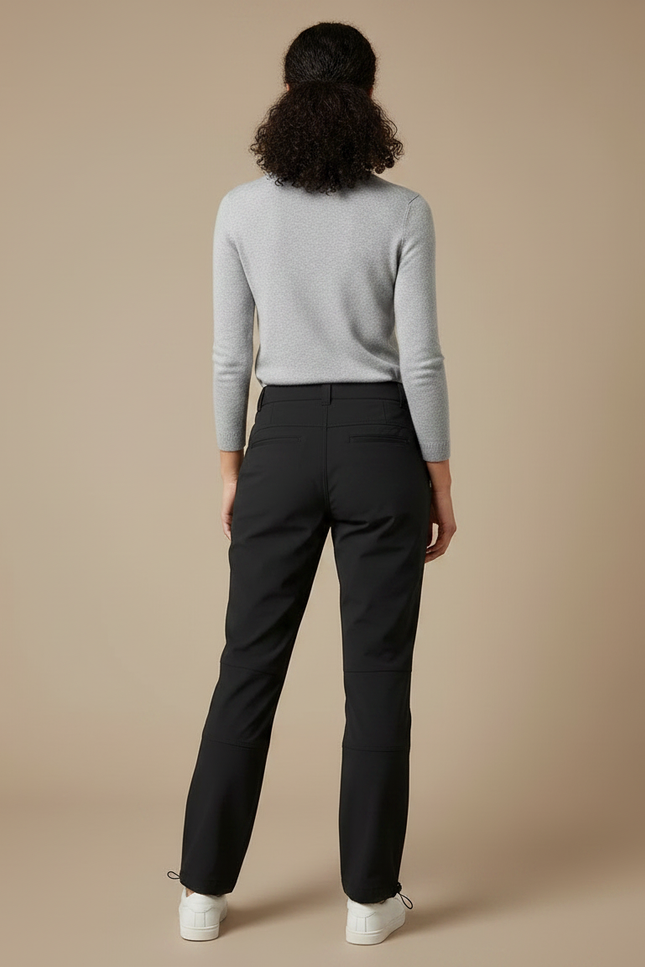 Pantalon Randonnée Noir Cargo Confortable Femme Sport - Polyester - vue 2