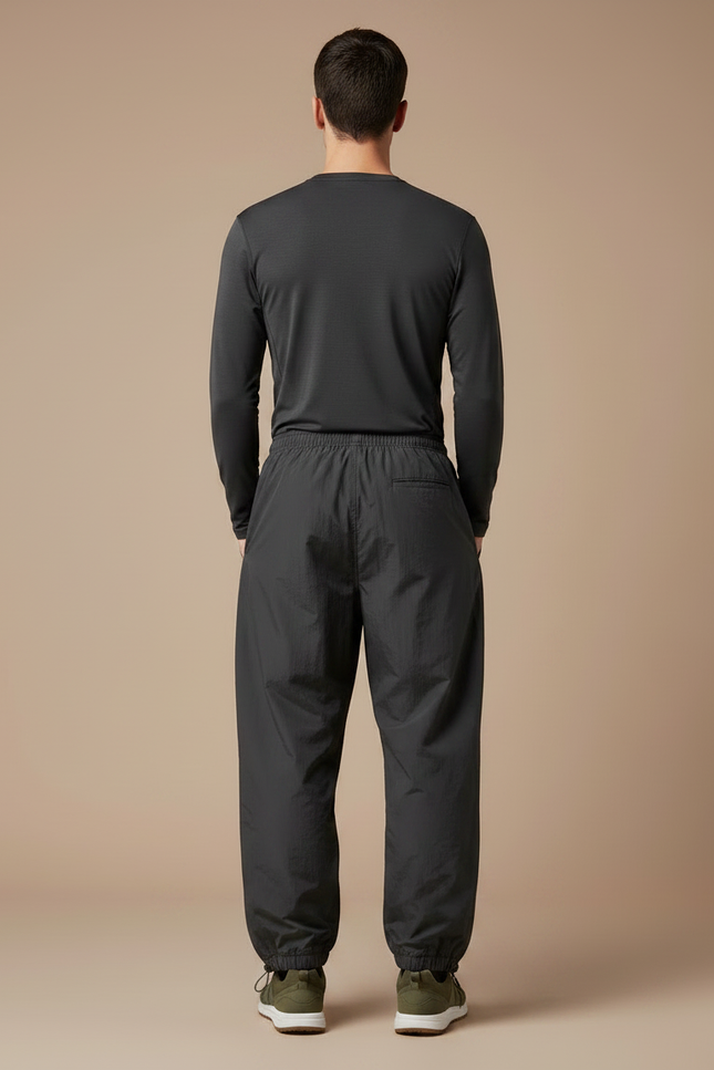 Pantalon Randonnée Gris Anthracite Ample Décontracté Homme - Polyester - vue 2