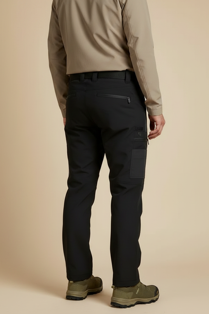 Pantalon Randonnée 9fd9 - Noir Polyester - vue 2