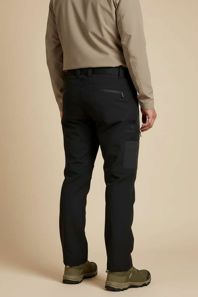 Pantalon Randonnée 9fd9 - Noir Polyester - vue 2