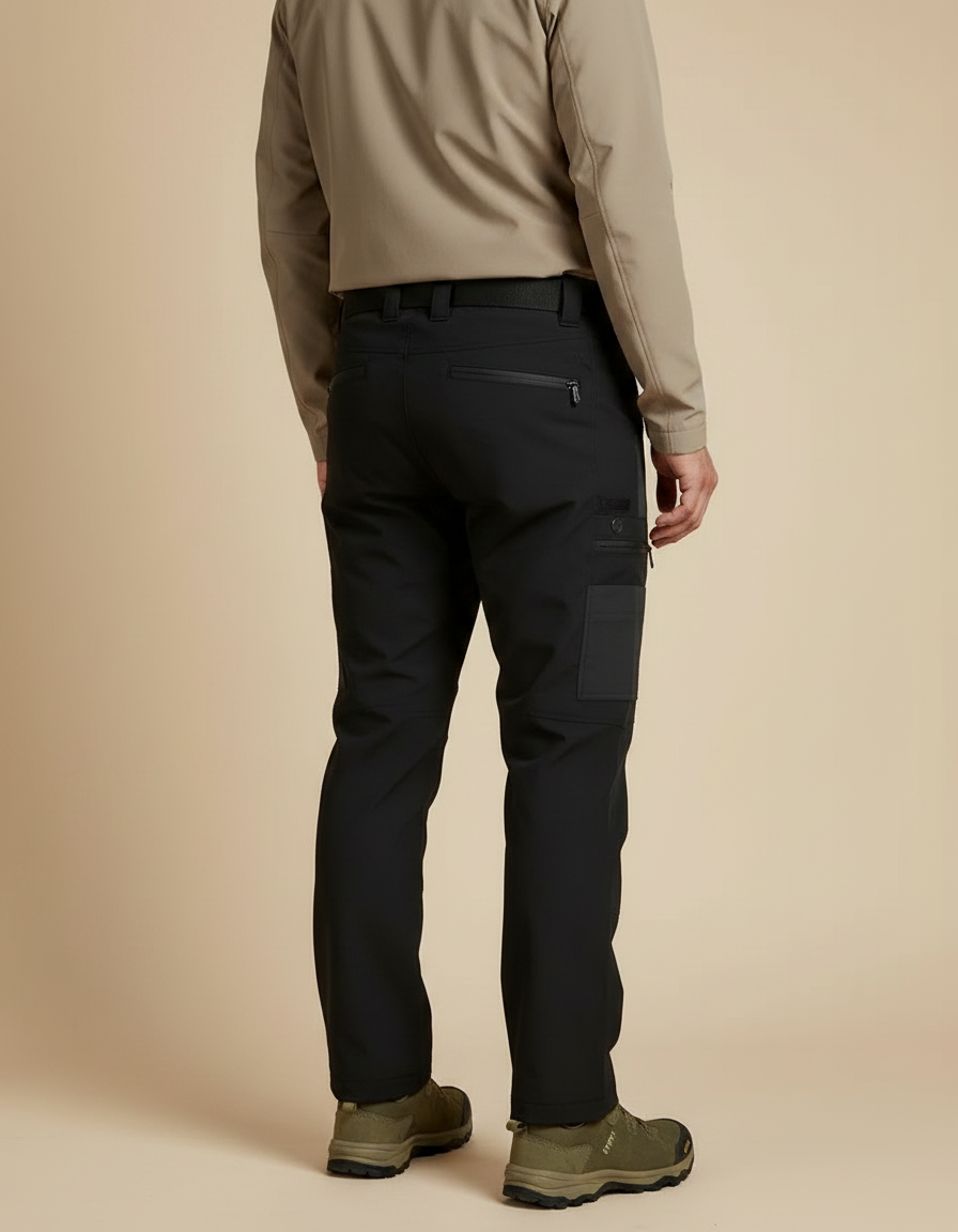 Pantalon Randonnée 9fd9 - Noir Polyester - vue 2