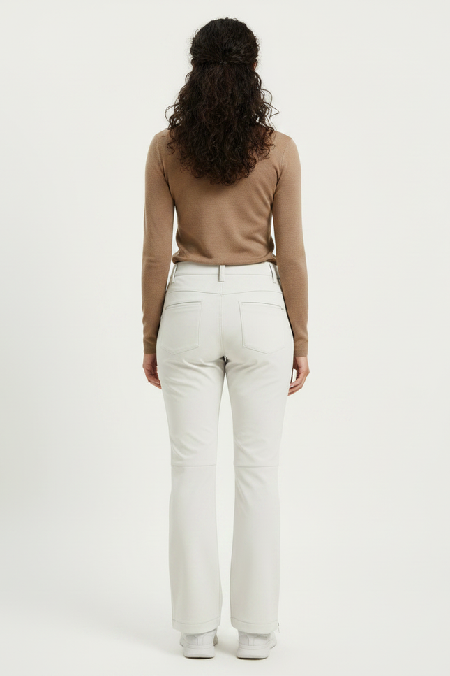 Pantalon Randonnée Femme Beige - Polyester - vue 2