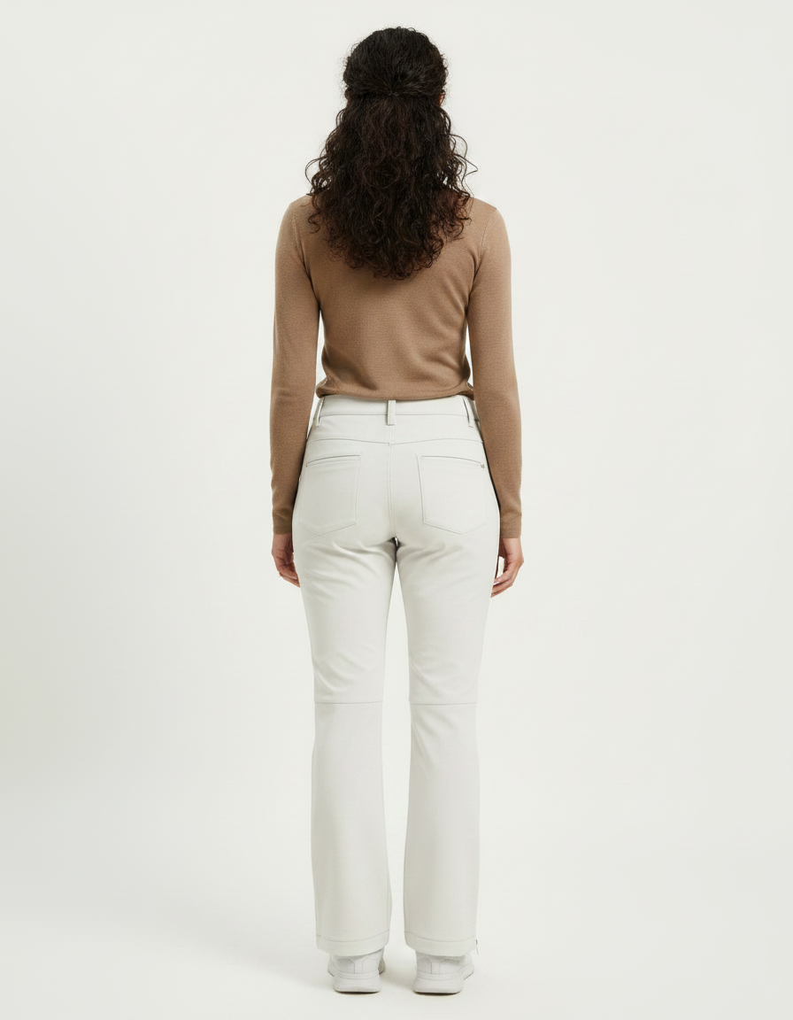 Pantalon Randonnée Femme Beige - Polyester - vue 2