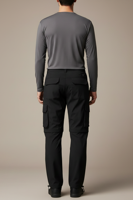 Pantalon Randonnée 4930 - Noir Polyester - vue 2