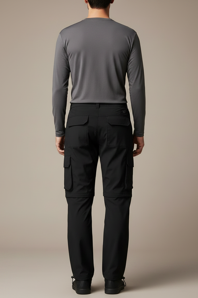 Pantalon Randonnée 4930 - Noir Polyester - vue 2