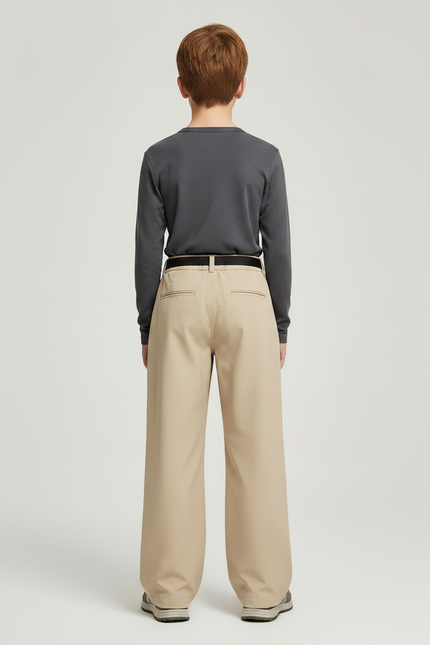 Pantalon Randonnée Beige Ample Décontracté Unisexe - Polyester - vue 2