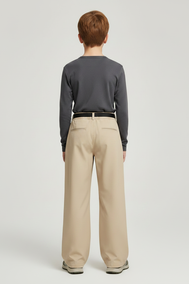 Pantalon Randonnée Beige Ample Décontracté Unisexe - Polyester - vue 2