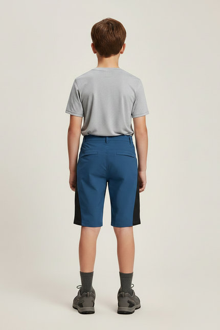 Pantalon Randonnée Garçon Bleu Cargo Léger - Polyester - vue 2