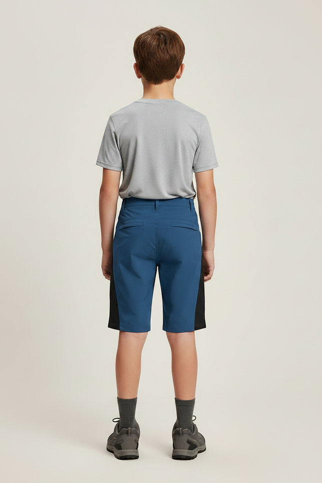 Pantalon Randonnée Garçon Bleu Cargo Léger - Polyester - vue 2