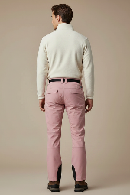 Pantalon Randonnée Rose Ample Imperméable Ceinture Homme - Polyester - vue 2