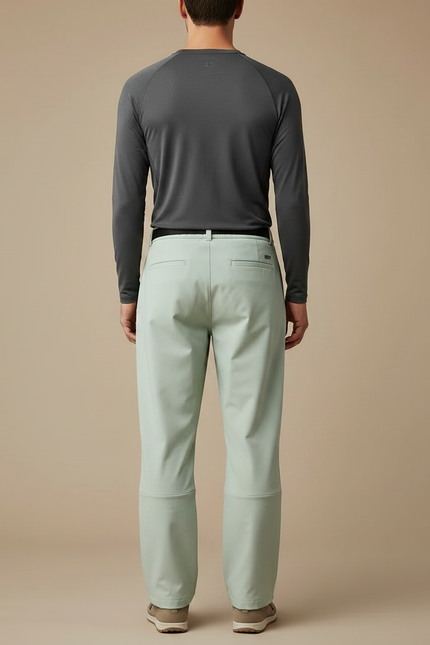 Pantalon Randonnée Vert Clair Ample Décontracté Homme - Polyester - vue 2