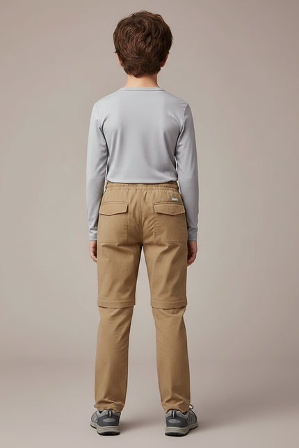 Pantalon Randonnée Tropicale - Beige Polyester - vue 2
