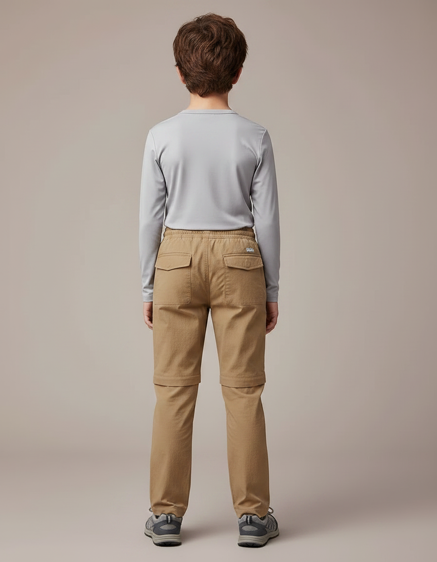 Pantalon Randonnée Tropicale - Beige Polyester - vue 2