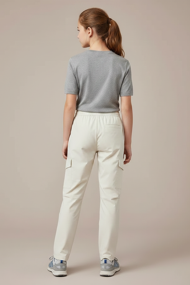 Pantalon Randonnée Aaf3 - Beige Polyester - vue 2