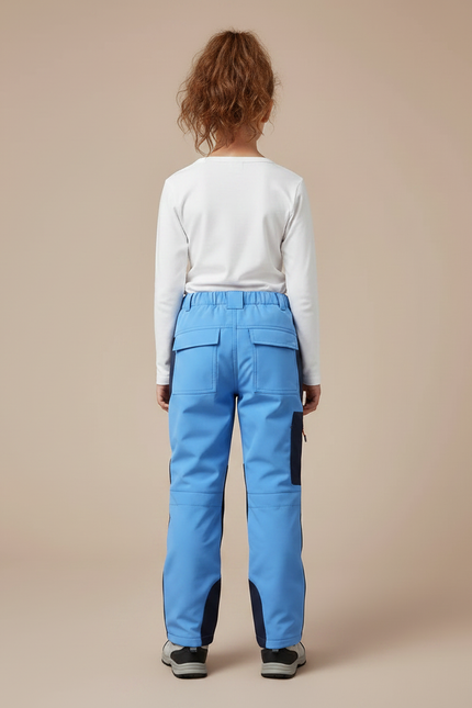 Pantalon Ski De Randonnée - Bleu Polyester - vue 2