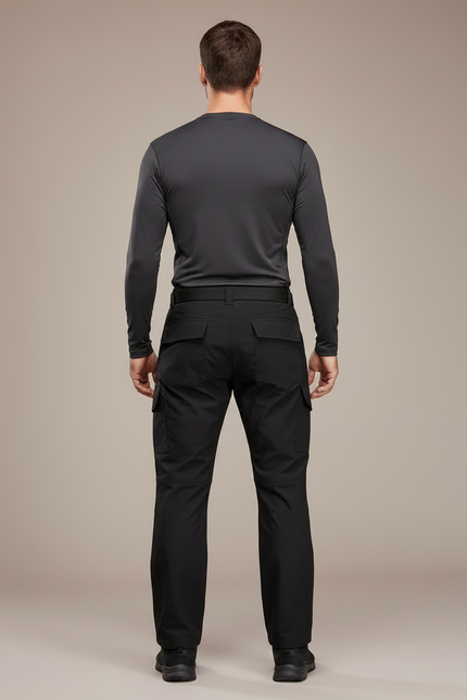 Pantalon Randonnée C731 - Noir Polyester - vue 2