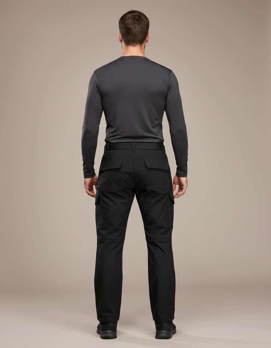 Pantalon Randonnée C731 - Noir Polyester - vue 2